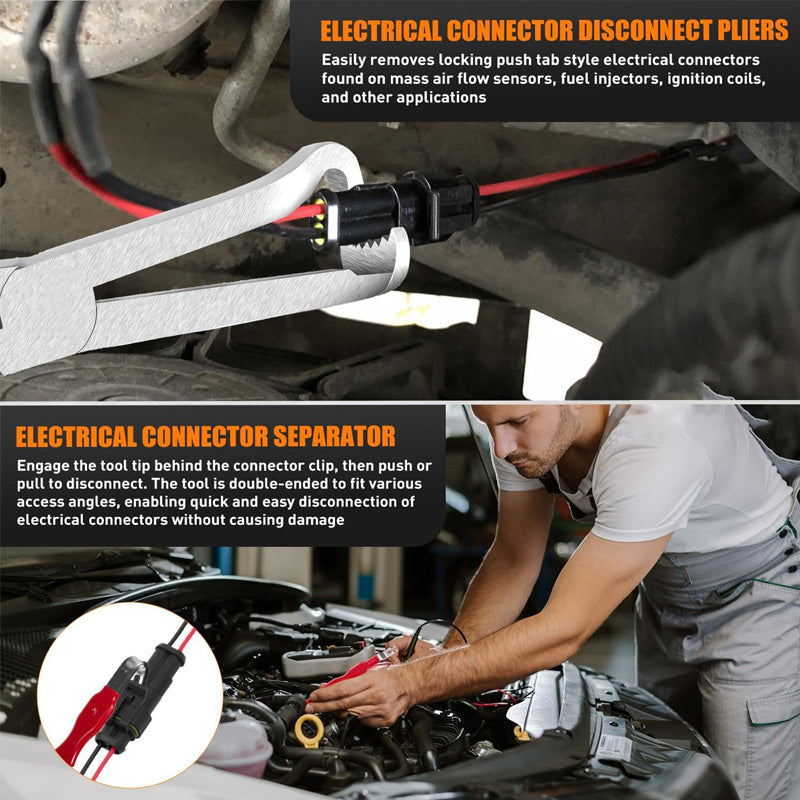 Pinza di disconnessione elettrica multifunzionale per auto