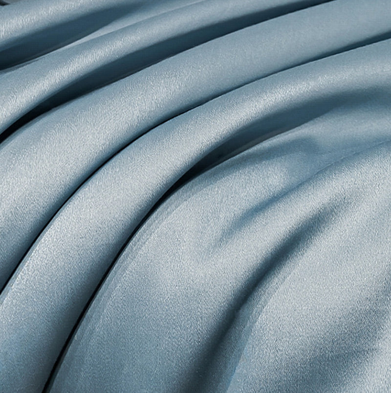 Set da letto estivo in seta ghiacciata, quattro pezzi🛏️