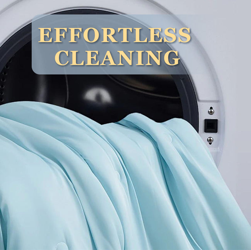 Set da letto estivo in seta ghiacciata, quattro pezzi🛏️