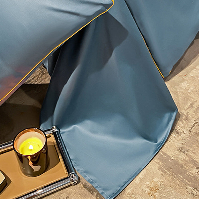 Set da letto estivo in seta ghiacciata, quattro pezzi🛏️