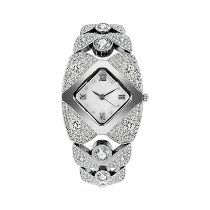 💎 Orologio al quarzo retrò con pietre scintillanti⌚