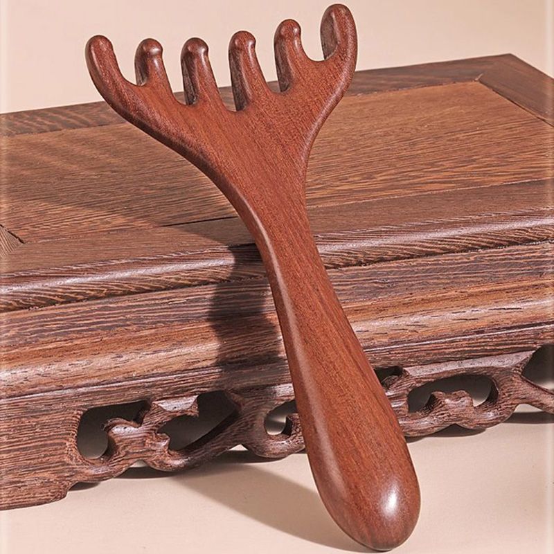 🛒 ACQUISTA 1 OTTIENI 1! ✨ PETTINE MASSAGGIATORE A 6 PUNTI - Stimola il Cuoio Capelluto e Migliora la Circolazione, Design Ergonomico in Legno Naturale per Relax Totale 💆‍♀️🌿