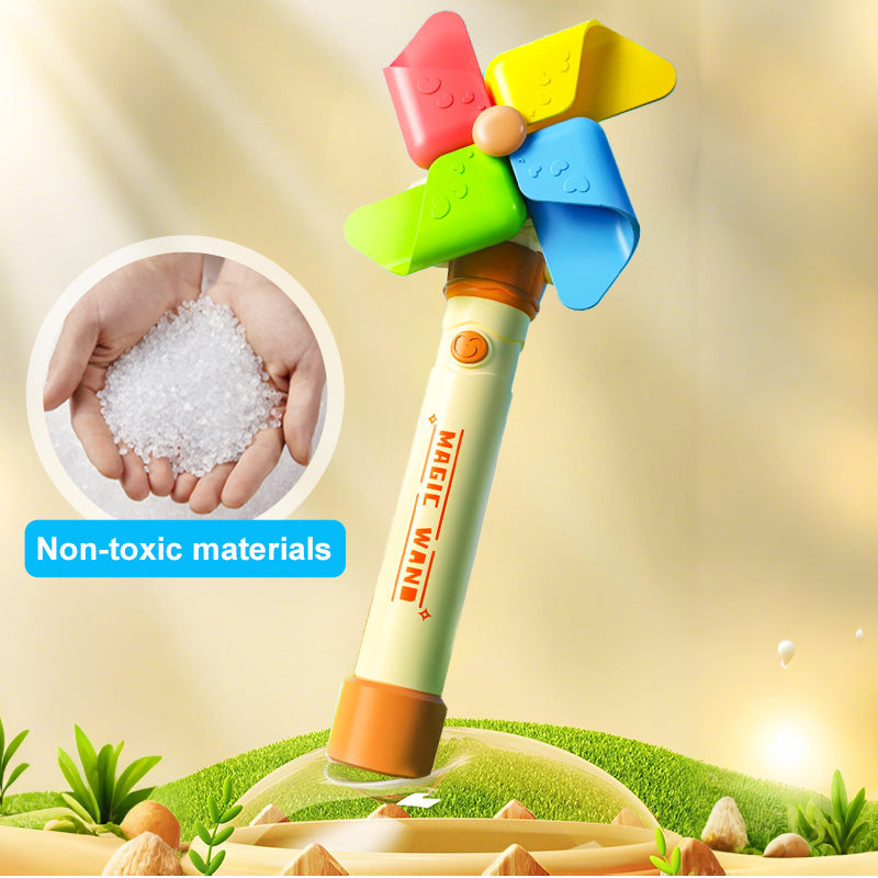 Bacchetta automatica per bolle di sapone a girandola con luci