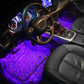 Luci stellate USB per interni auto, 4 pezzi | 7 colori, controllo vocale e telecomando