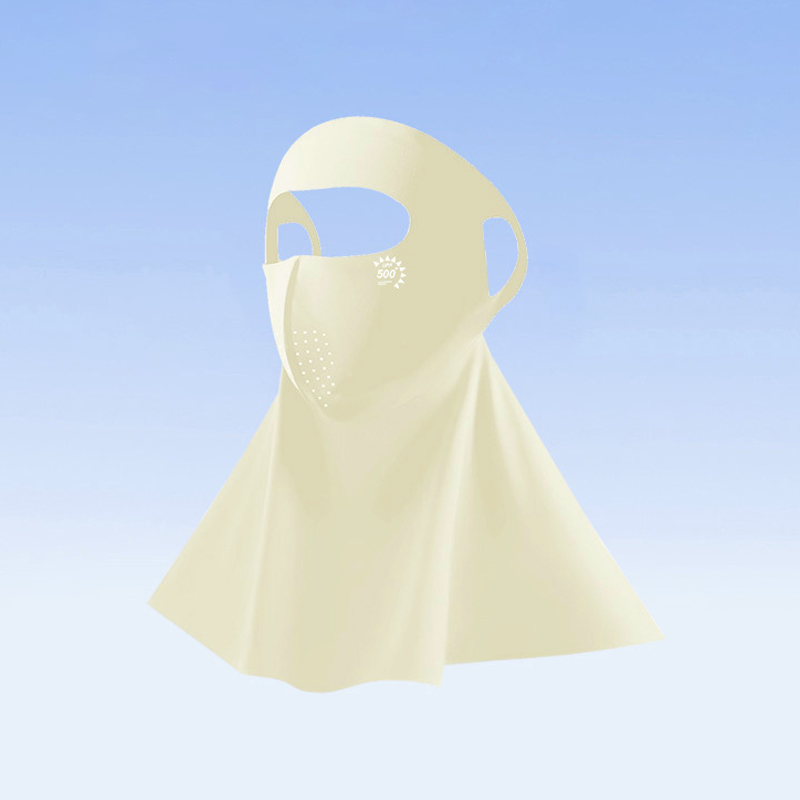 Maschera Solare Integrale Traspirante e Rinfrescante con Protezione Collo