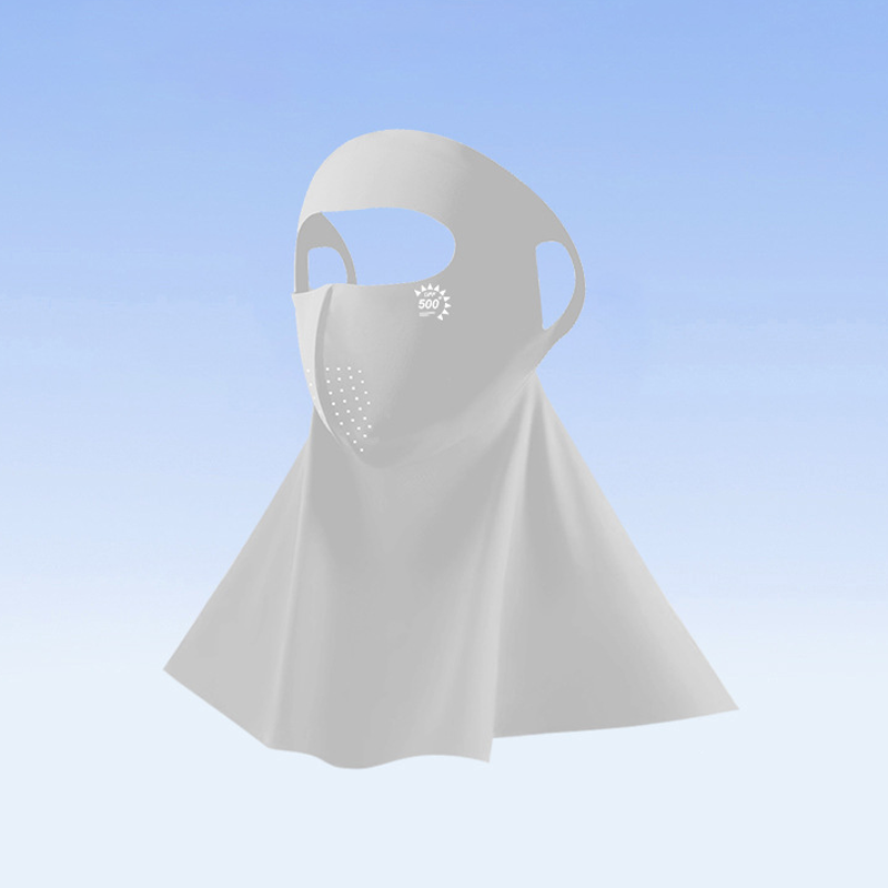 Maschera Solare Integrale Traspirante e Rinfrescante con Protezione Collo