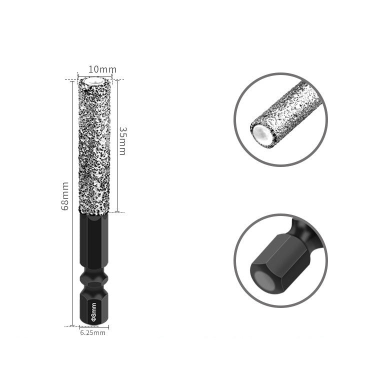 🔥Apribuca speciale per foratura a secco con gambo esagonale 2 in 1