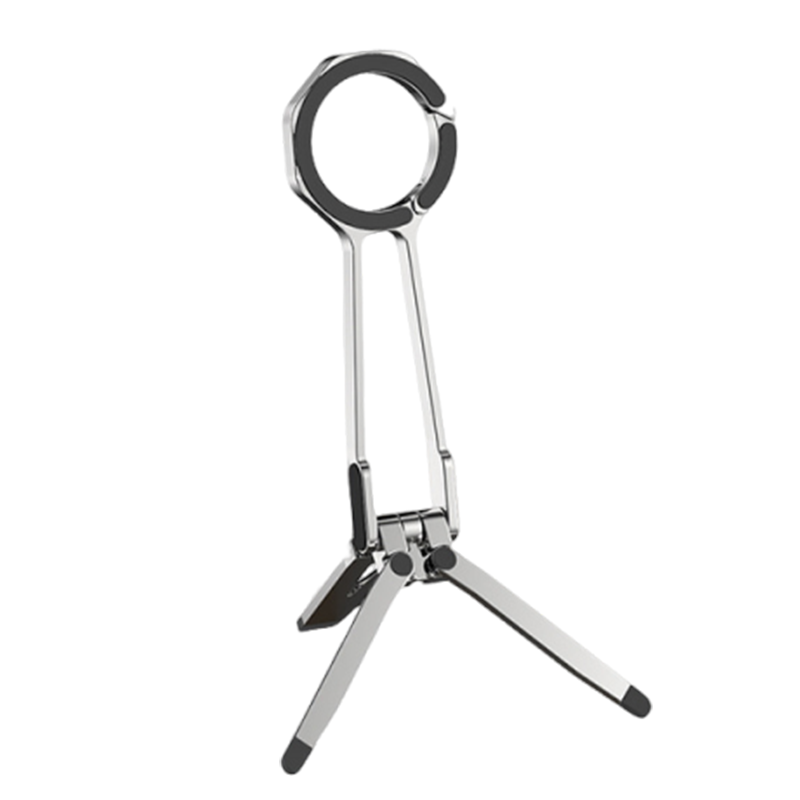 Supporto Magnetico Portatile 4 in 1 per Smartphone con Design a Moschettone