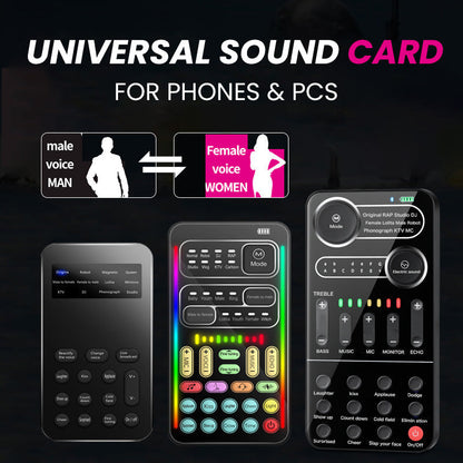 Scheda Audio Universale per Telefoni e PC