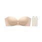 🎉 SCONTO 50% A TEMPO LIMITATO! 💕 Reggiseno Senza Ferretto con Spalline Removibili e Coppe Arricciate – Design 4-in-1 Versatile in Morbido Nylon 🌸