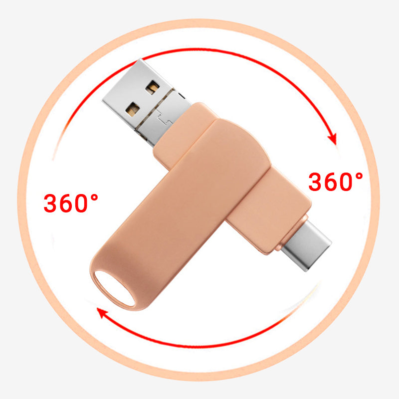 4-in-1 Chiavetta USB Multi-Interfaccia (Telefono/PC)