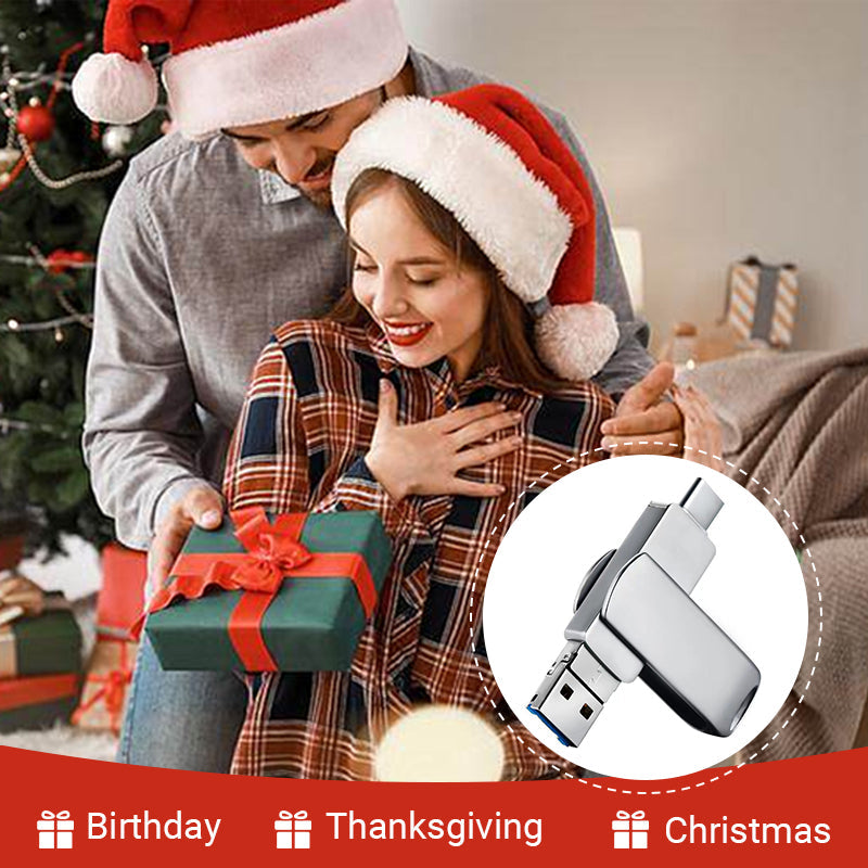 4-in-1 Chiavetta USB Multi-Interfaccia (Telefono/PC)