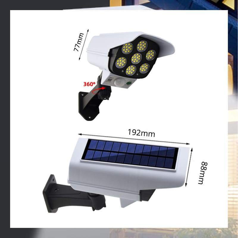 ✨ Offerta 2026 💥 Lampada solare con sensore di movimento dal design simile a una telecamera