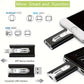 Micro USB da 64 GB + Lightning certificato MFi + 8 Pin + USB 3.0 ⚡4 in1 Unità flash per iPhone/iPad/Android/PC⚡