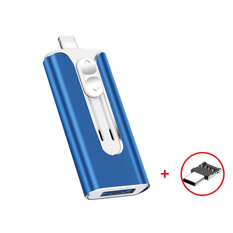 Micro USB da 64 GB + certificato MFi + 8 Pin + USB 3.0 ⚡4 in1 Unità flash iOS/Android/PC⚡