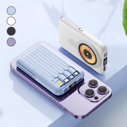 🔥Offerta speciale 50% di sconto🔋Power Bank magnetico wireless da 10000 mAh, caricabatterie rapidi