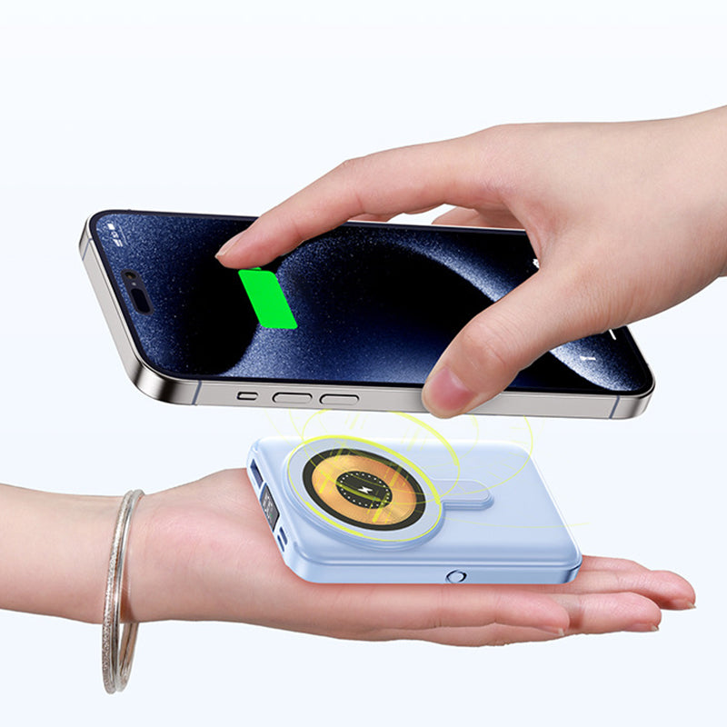 🔥Offerta speciale 50% di sconto🔋Power Bank magnetico wireless da 10000 mAh, caricabatterie rapidi