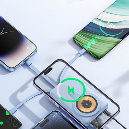 🔥Offerta speciale 50% di sconto🔋Power Bank magnetico wireless da 10000 mAh, caricabatterie rapidi