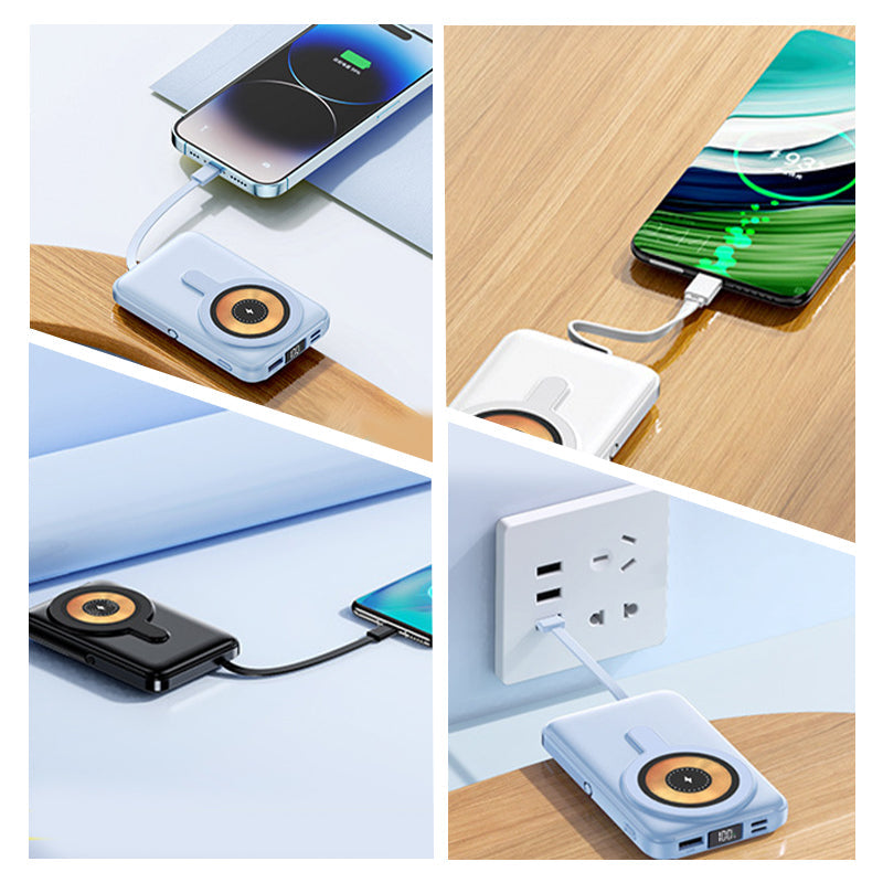 🔥Offerta speciale 50% di sconto🔋Power Bank magnetico wireless da 10000 mAh, caricabatterie rapidi