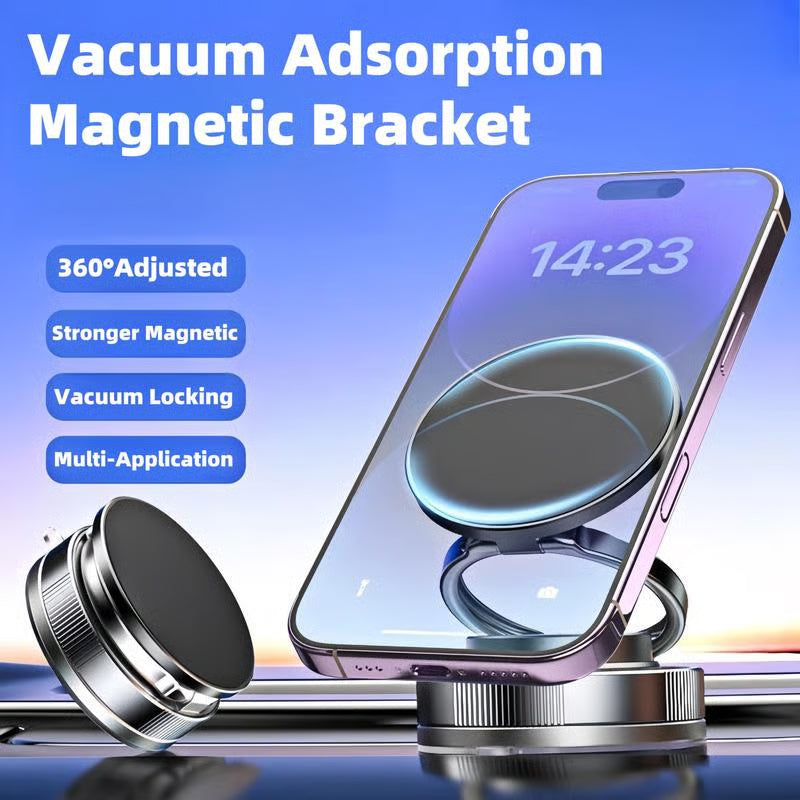 🔥 LAST DAY PROMOTION - 70%OFF🔥 Buy More Save More🔄360° Adjustable Vacuum Magnetic Phone Holder📱🚗