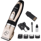 🥳2026 HOT SALE🥳💞50K+ SOLD! 🐾✂️ 50% OFF! Low Noise Pet Hair Clipper Set – cordless, ceramic blades, 4 guard combs. For cats, dogs & horses. Quiet grooming! 🔋💚