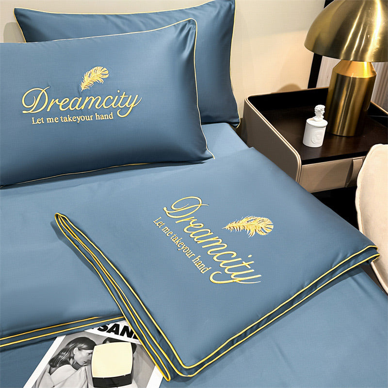 🥳2026 HOT SALE💞Washable and cool four-piece bedding set🌸