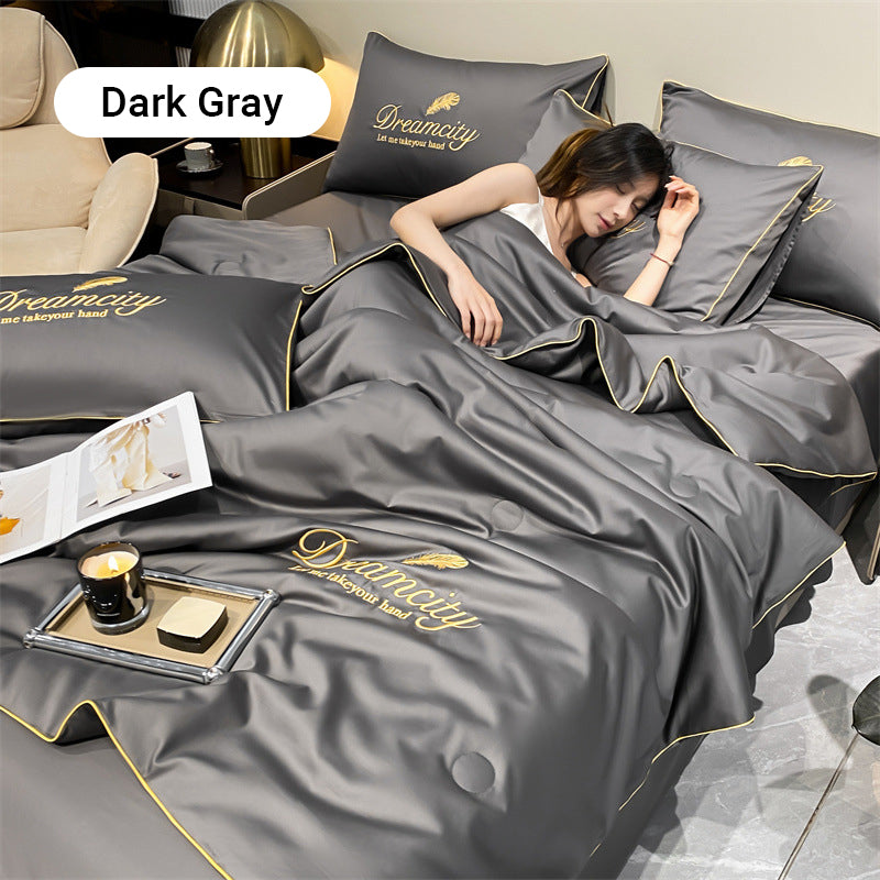 🥳2026 HOT SALE💞Washable and cool four-piece bedding set🌸