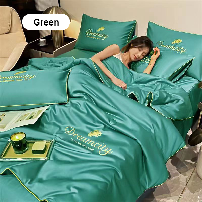 🥳2026 HOT SALE💞Washable and cool four-piece bedding set🌸