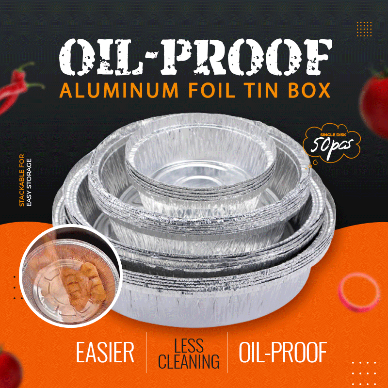 🔥Offerta speciale - 50% di sconto🔥Scatola di latta in alluminio antiolio🍟