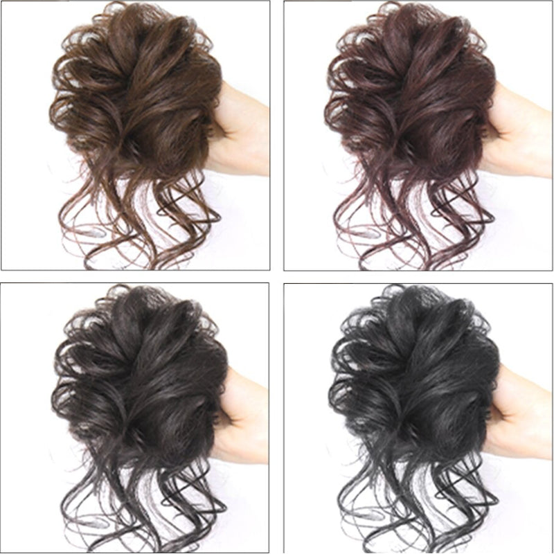 💗Elastici per chignon per capelli ricci e spettinati