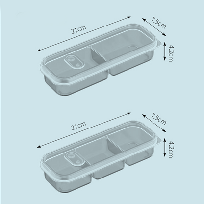 Scatola organizer per scomparto di mantenimento della freschezza del frigorifero