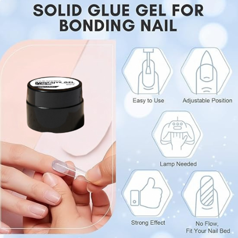 Colla per unghie in gel per unghie finte