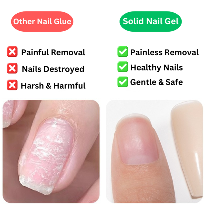 Colla per unghie in gel per unghie finte