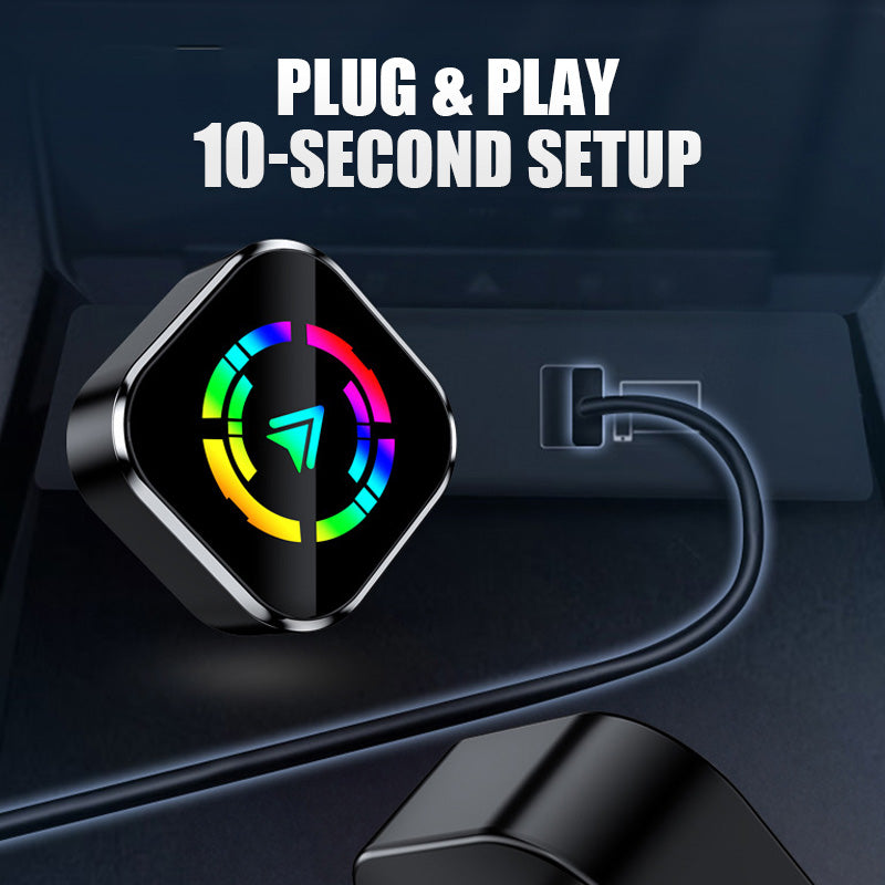 Adattatore 2-in-1 senza fili per iPhone e Android Auto