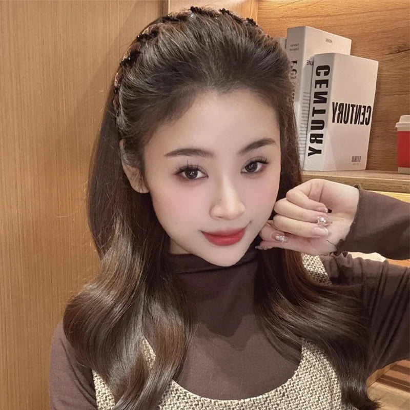 🔥2025 Vendita calda: Acquista 1 e ricevi 1 gratis 🔥Cerchietto vintage con perle artificiali a cranio alto