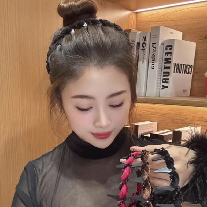 🔥2025 Vendita calda: Acquista 1 e ricevi 1 gratis 🔥Cerchietto vintage con perle artificiali a cranio alto