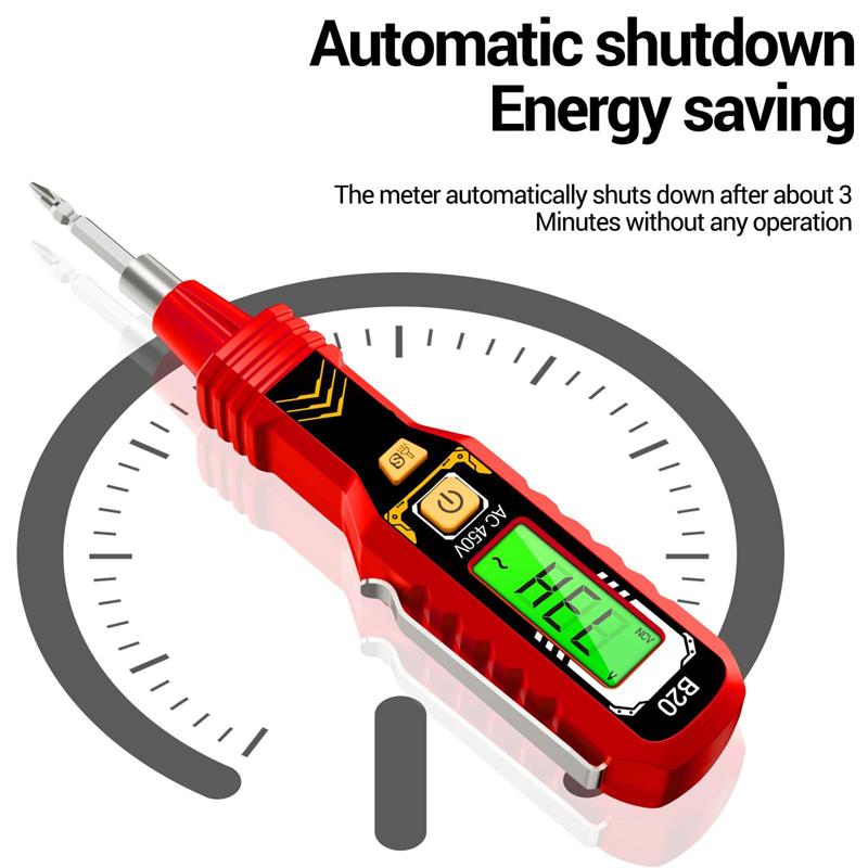 🔥Cacciavite multifunzione, voltmetro LCD senza contatto kijelzővel🛠️