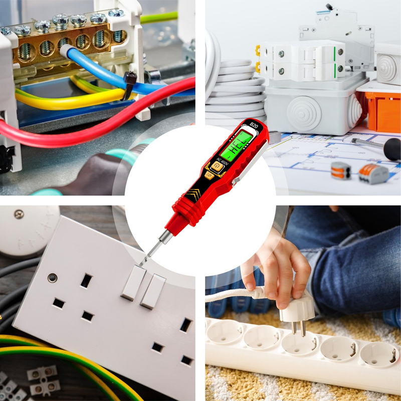 🔥Cacciavite multifunzione, voltmetro LCD senza contatto kijelzővel🛠️