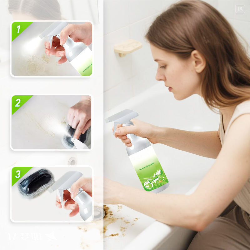 🔥 2025 Vendita Calda 49% DI SCONTO🔥Spray Pulitore Multiuso & Senza Risciacquo