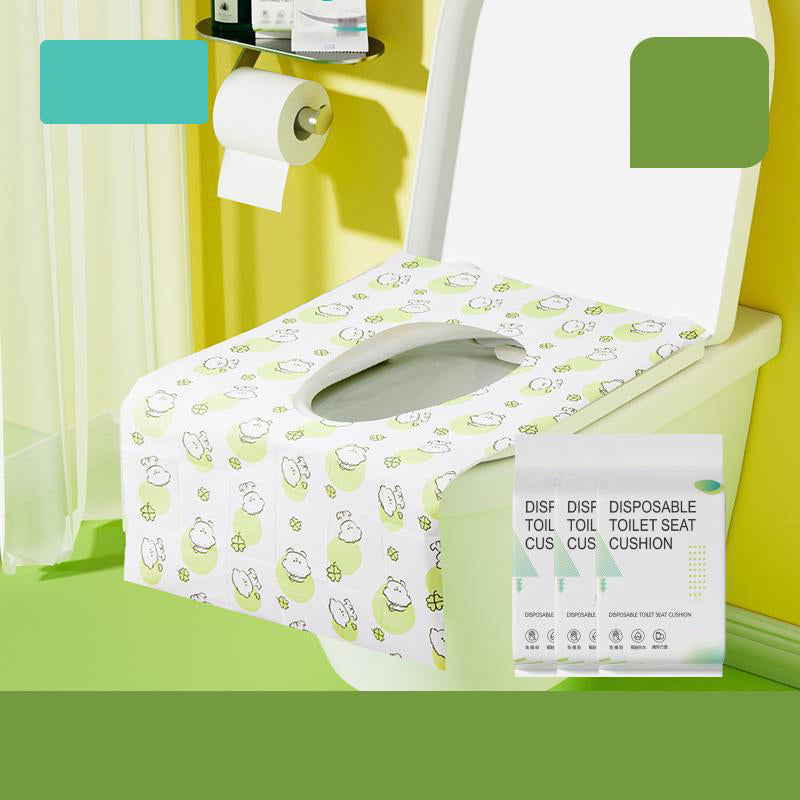 Set Copriwater Monouso Usa e Getta - Coprisedili WC Igienici Tascabili da Viaggio