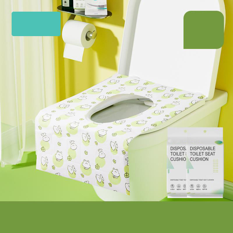 Set Copriwater Monouso Usa e Getta - Coprisedili WC Igienici Tascabili da Viaggio