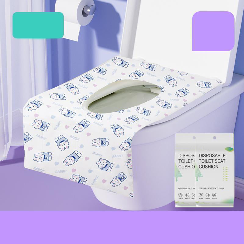Set Copriwater Monouso Usa e Getta - Coprisedili WC Igienici Tascabili da Viaggio