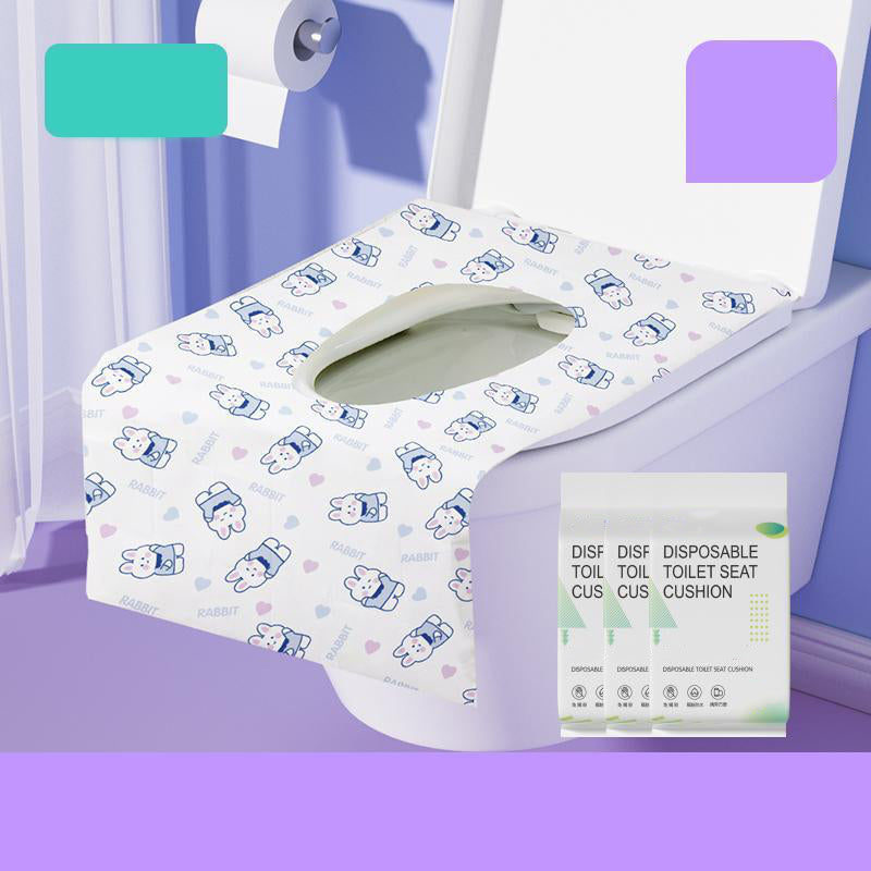 Set Copriwater Monouso Usa e Getta - Coprisedili WC Igienici Tascabili da Viaggio