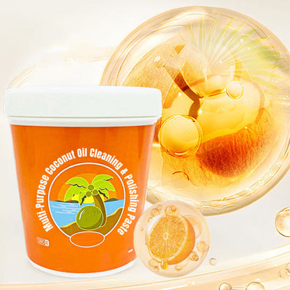 Pasta Multiuso per Pulizia e Lucidatura all'Olio di Cocco