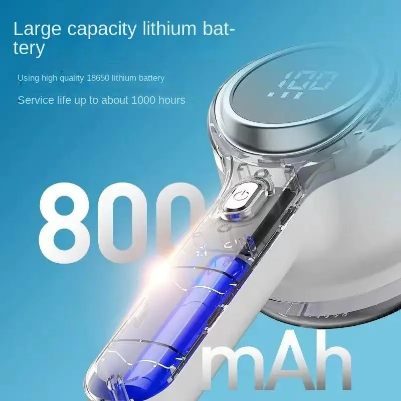 Togli Pelucchi Ricaricabile e Portatile con Display Digitale