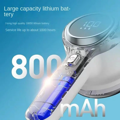 Togli Pelucchi Ricaricabile e Portatile con Display Digitale