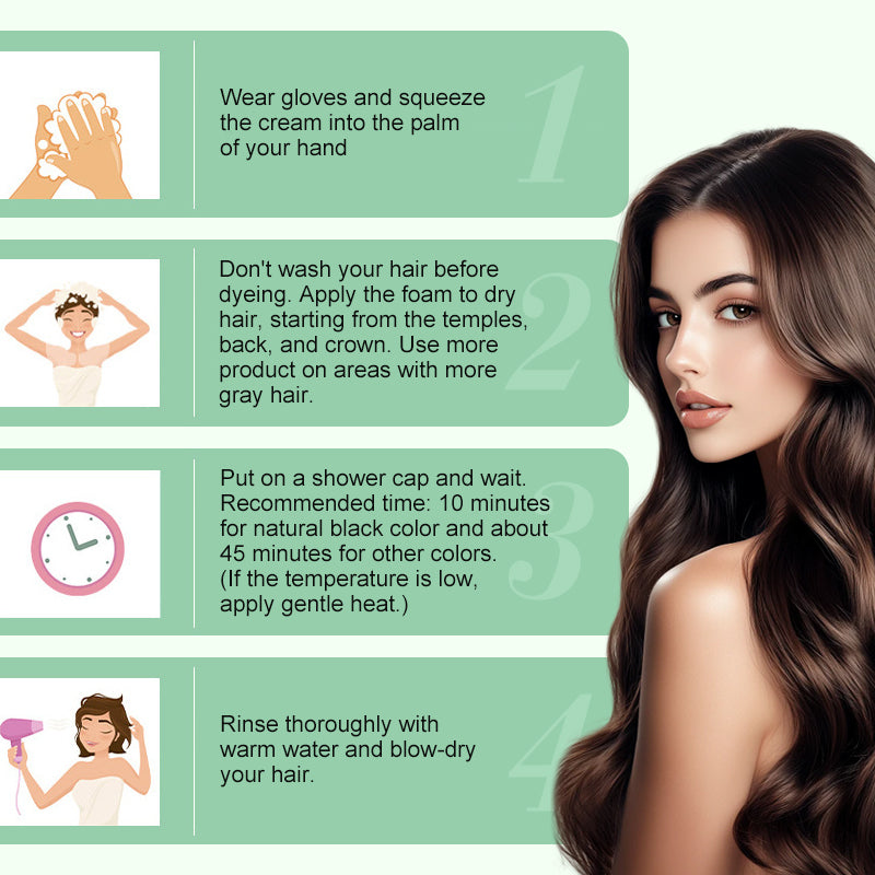 💖HOT SALE 50% OFF💖 3-In-1 Botanical Hair Coloring Cream