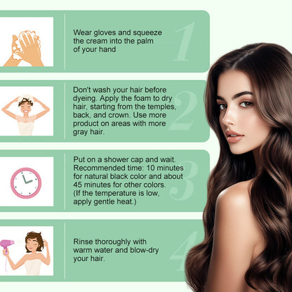 💖HOT SALE 50% OFF💖 3-In-1 Botanical Hair Coloring Cream