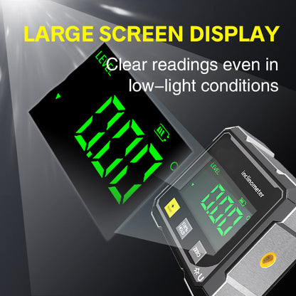 💥Acquista 2 e ottieni il 10% di sconto💥 Goniometro digitale magnetico a 4 lati con laser