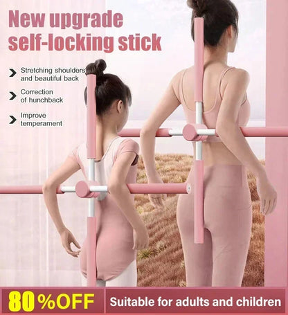 🔥50% DI SCONTO ORA! Bastone Yoga Correttore di Postura – Raddrizza schiena e spalle, elimina la cattiva postura, semplice da usare per adulti e bambini✨